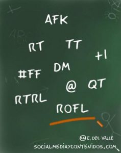 Las 45 abreviaturas más comunes en Twitter y otras redes sociales | Imagen post | Ernesto del Valle | Blog www.socialmediaycontenidos.com