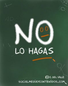 22 cosas que no debes hacer en Twitter - blog www.socialmediaycontenidos.com